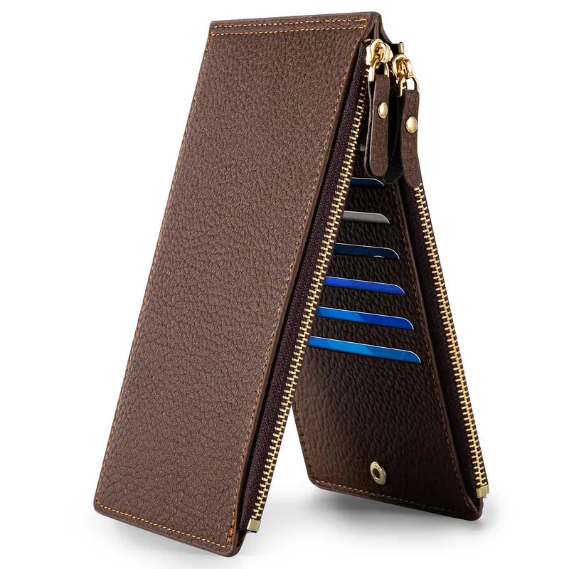 RFID Long Wallet ✨ Organize More with 15 Card Slots
