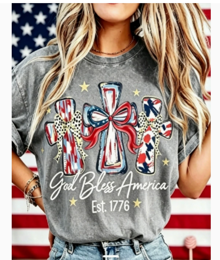 God Bless America USA 250th Anniversary T-Shirt