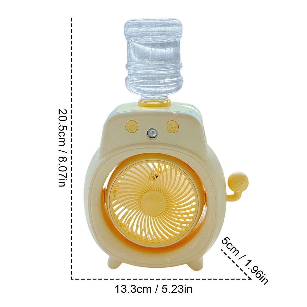 Portable Desk Misting Fan & Mini Humidifier
