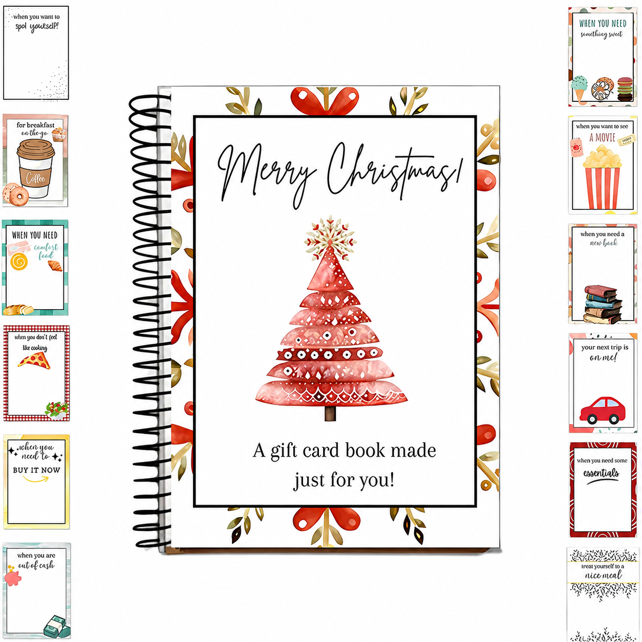 🎅 Personalized Christmas Cash Holder Book – Creative Holiday Scavenger Hunt Gift 🎄