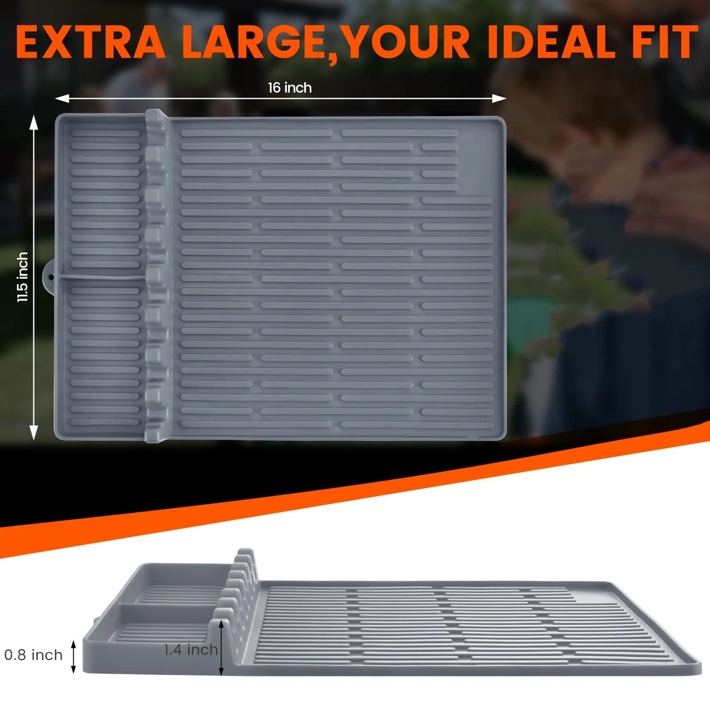 Silicone Grill Side Shelf Mat & BBQ Tool Holder š„©š„