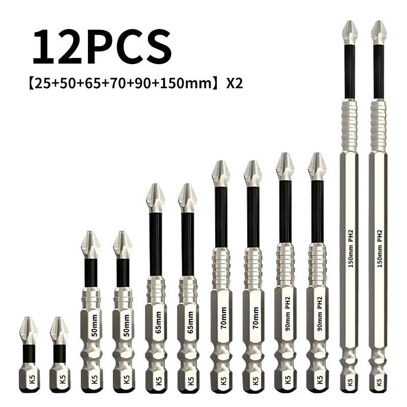 🪛 PH2 Magnetic Impact-Resistant Screwdriver Bit Set