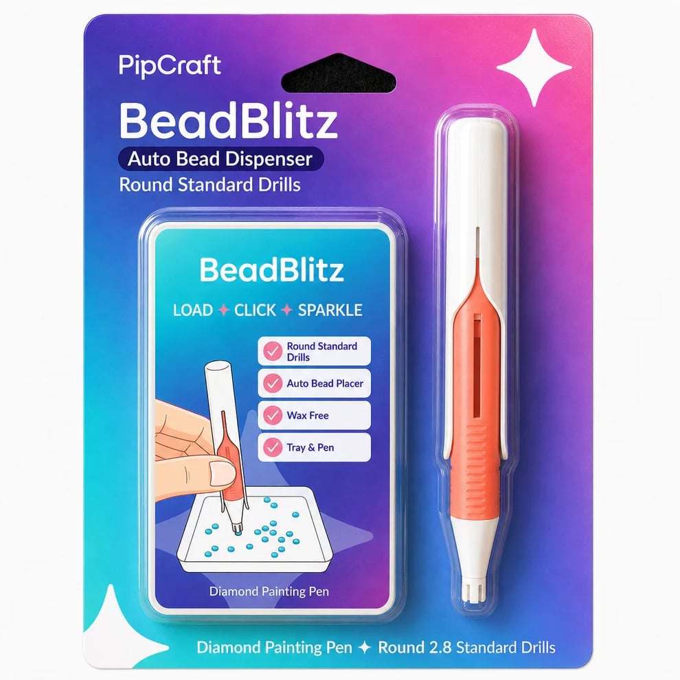 💎 AutoFeed Wax-Free Diamond Painting Pen