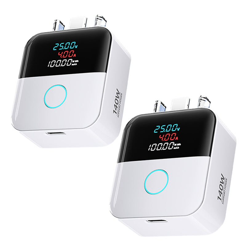 Smart USB-C Overcharge & Surge Shield (Live LED Wattage Monitor)