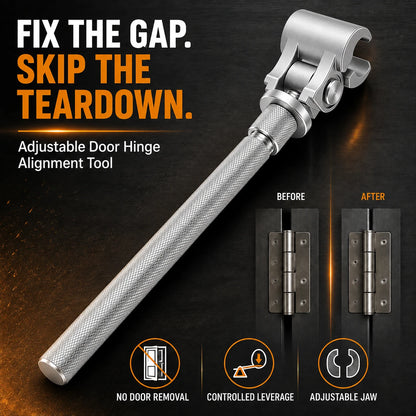 Adjustable Door Hinge Alignment Tool – No-Removal Gap & Sagging Door Adjuster