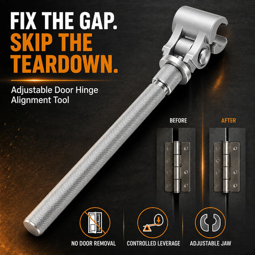 Adjustable Door Hinge Alignment Tool – No-Removal Gap & Sagging Door Adjuster