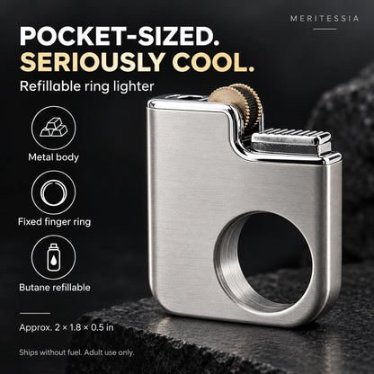 Unique Ring Novelty Keychain Lighters