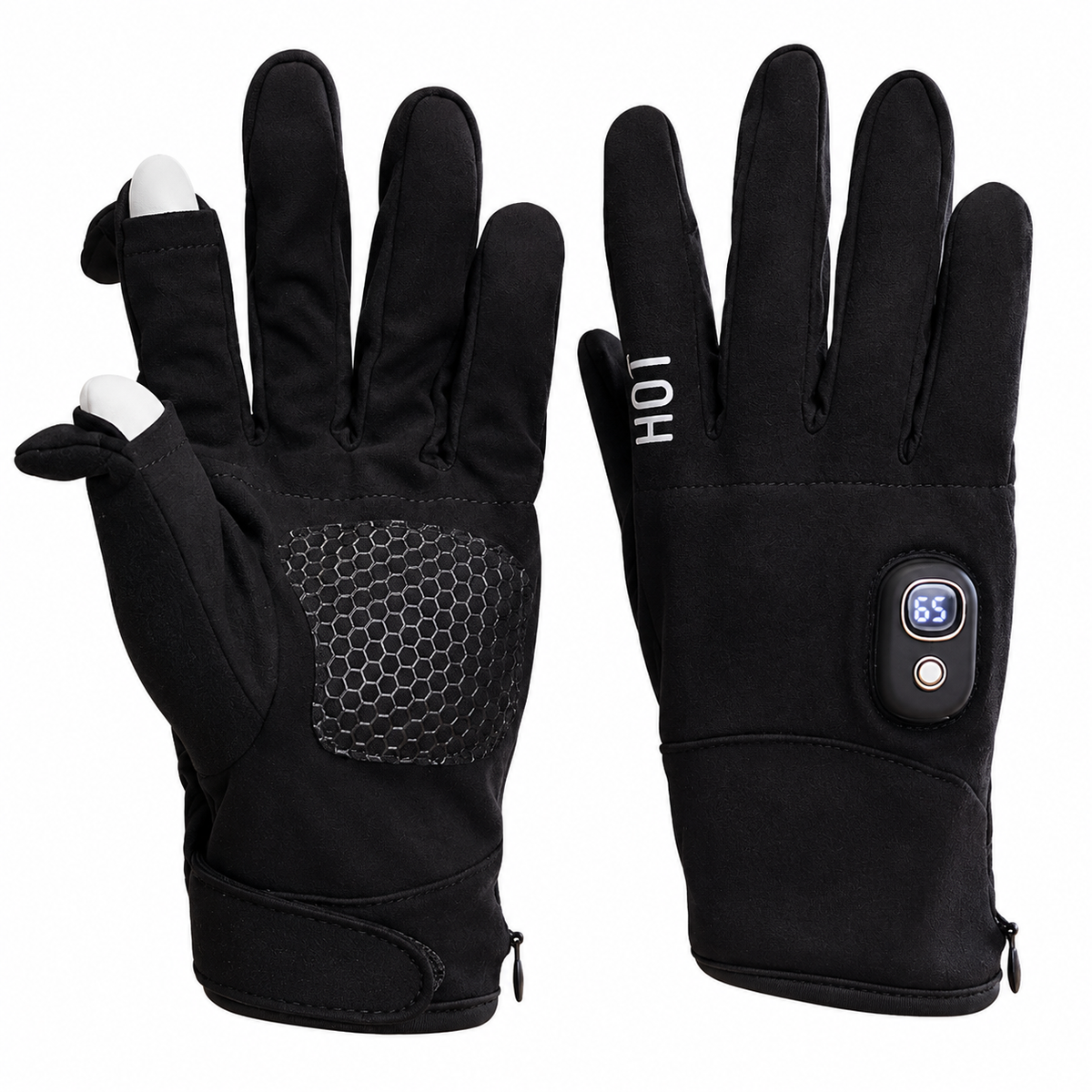 🔥 49%OFF Today | Rechargeable Heated Gloves – Touchscreen Winter Gloves with Adjustable Heat for Skiing, Hiking & Outdoor Use