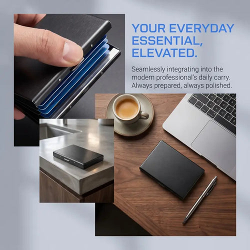 Slim RFID-Blocking Metal Card Holder🔒