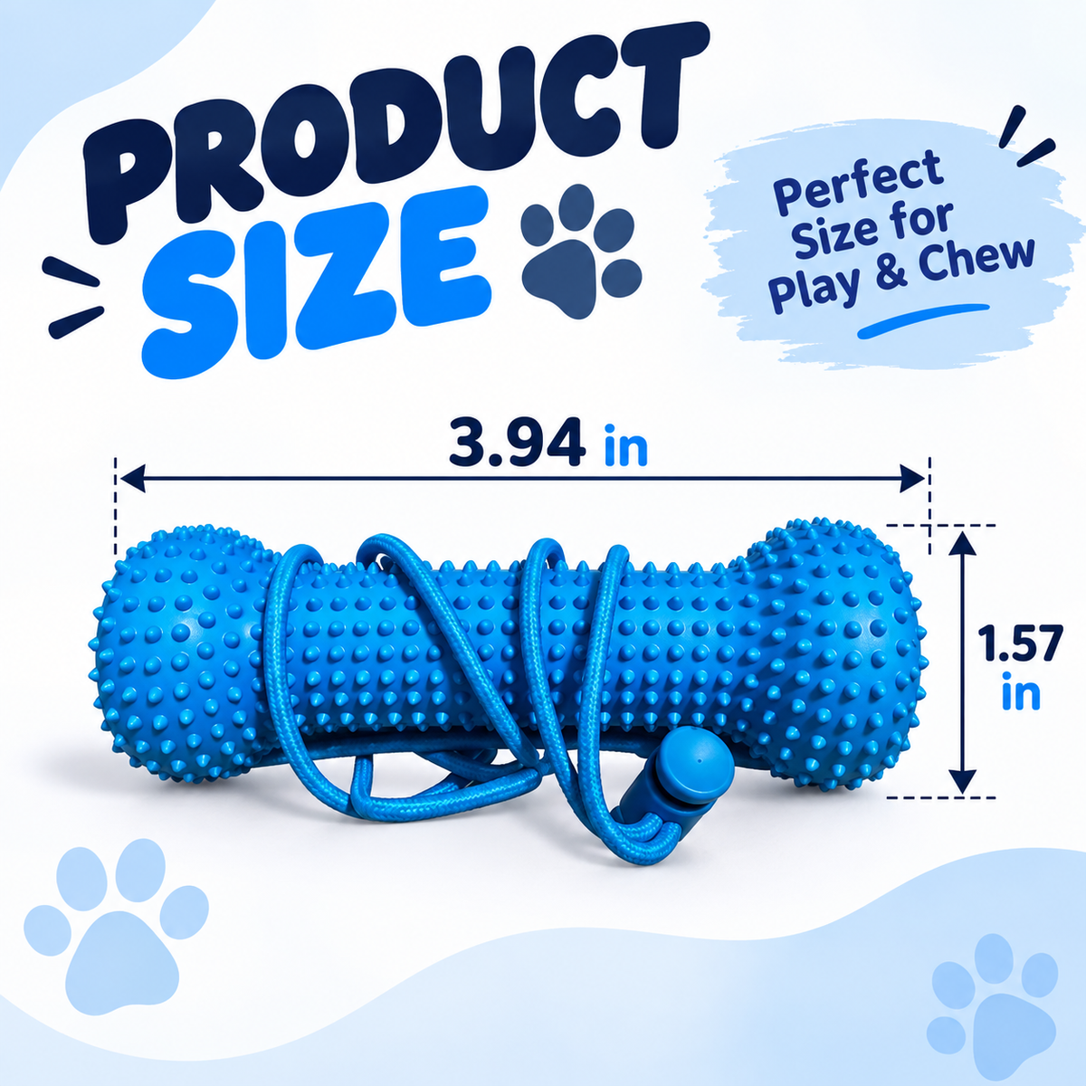 Interactive Dog Dental Chew Toy & Oral Cleaning Stick 🦷