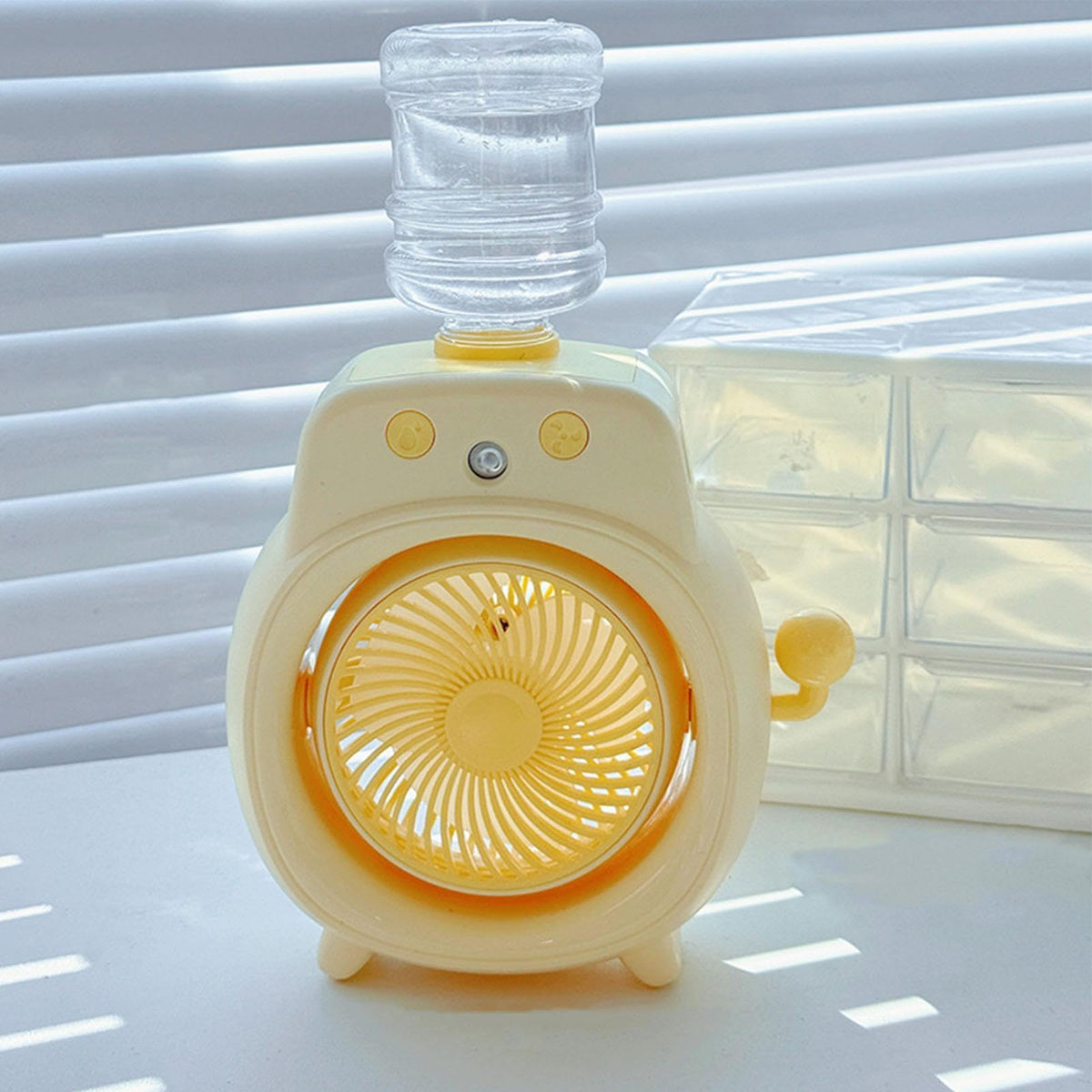 Portable Desk Misting Fan & Mini Humidifier