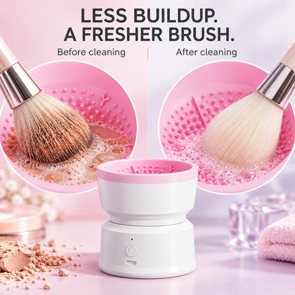 Meritessia Rechargeable Electric Makeup Brush Cleaner