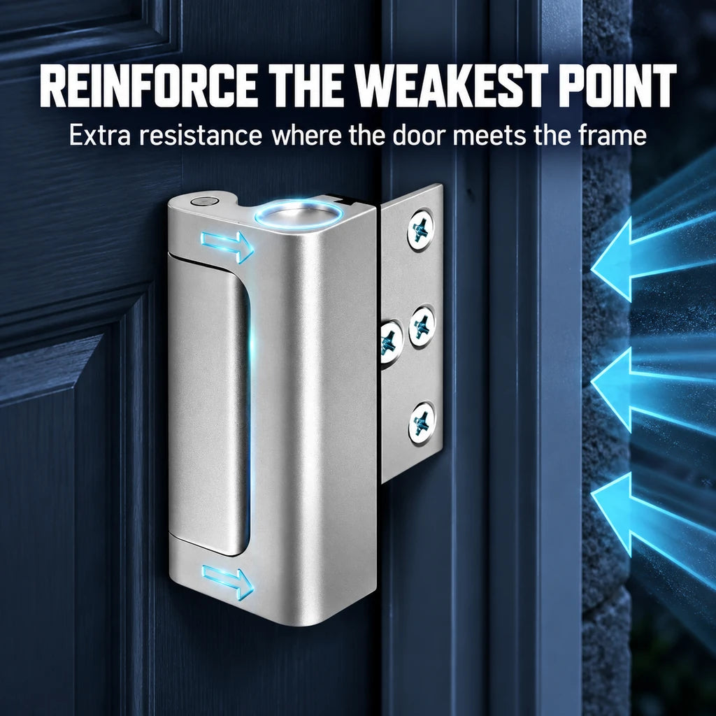 2-Pack Heavy-Duty Door Reinforcement Locks
