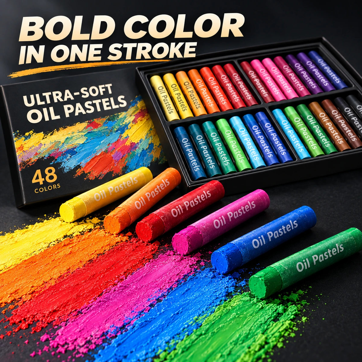 Artist-Grade Soft Oil Pastel Set