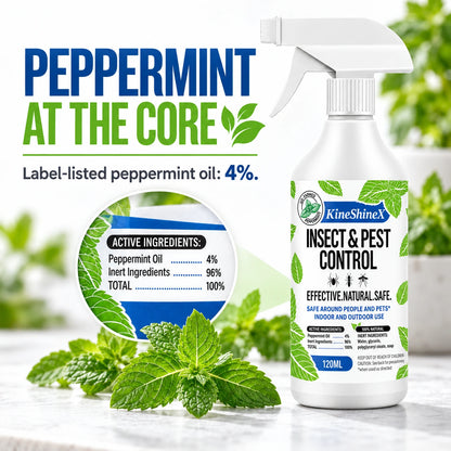 KineShineX Peppermint Pest Repellent Spray – 120 mL