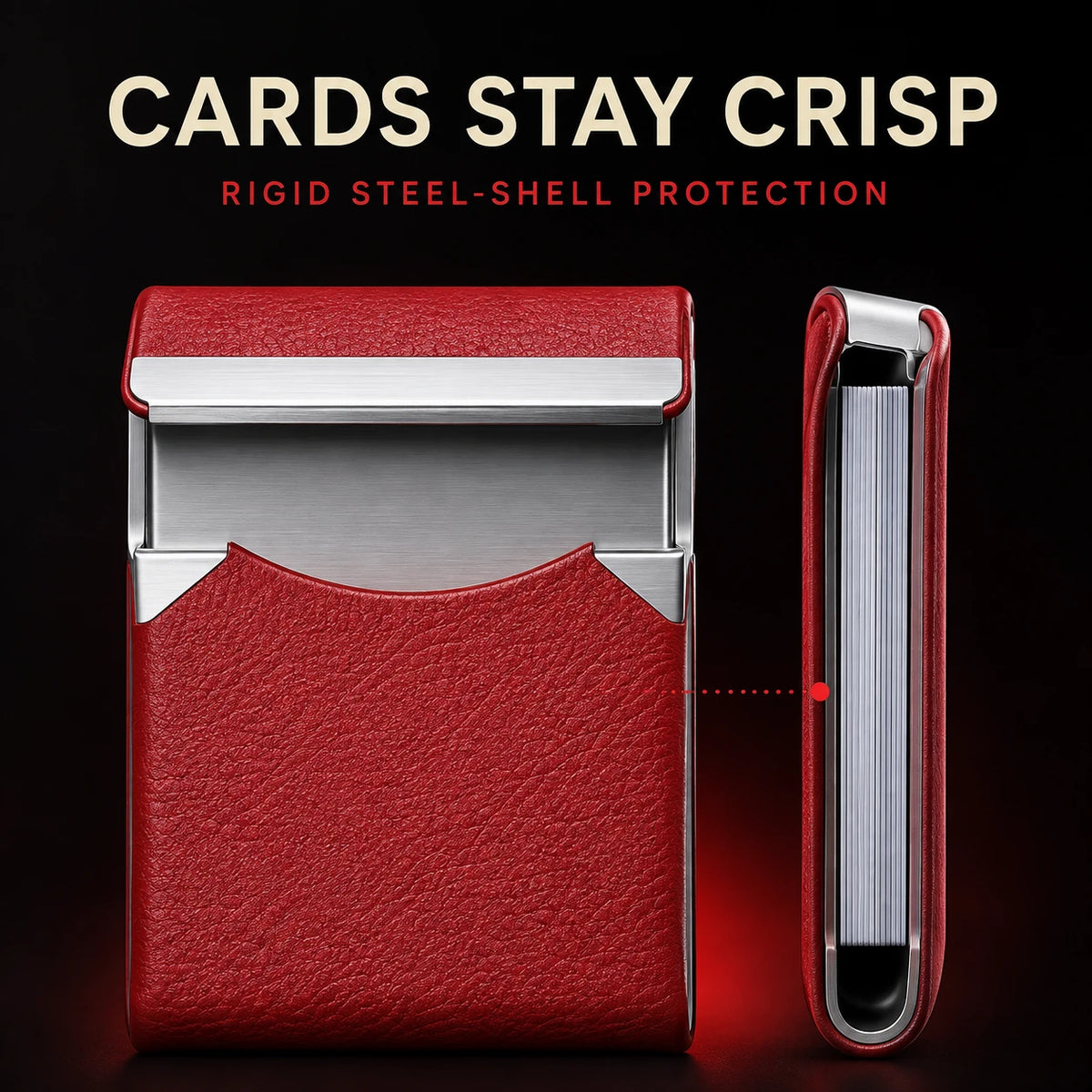 Slim Magnetic Business Card Holder