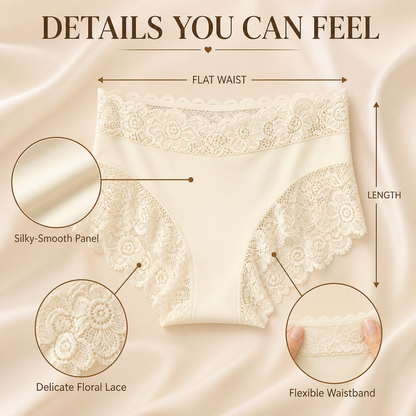 Silky Smooth & Sexy Lace Mid-Waist Panties