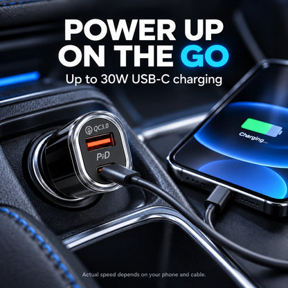 2-in-1 Car Charger & Vehicle Finder