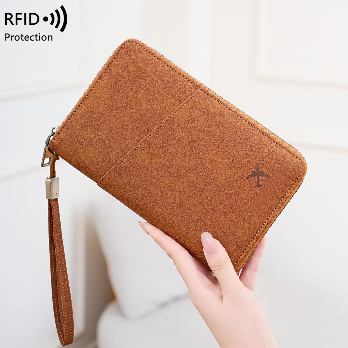 RFID Travel Document Organizer Passport Wallet – 8 Colors