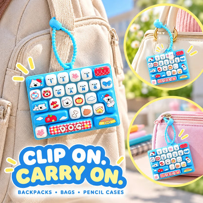 26-Key Mini Fidget Keyboard Keychain