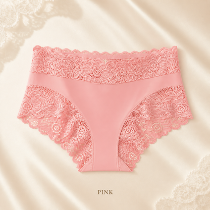 Silky Smooth & Sexy Lace Mid-Waist Panties