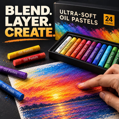 Artist-Grade Soft Oil Pastel Set