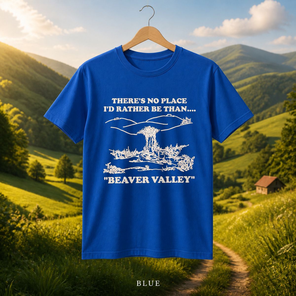 Beaver Valley Vintage Graphic T-Shirt – Retro Outdoor Humor Unisex Tee