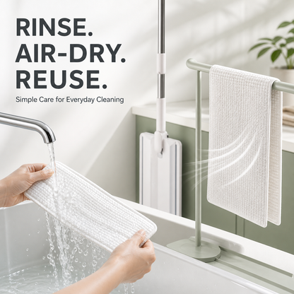 No-Touch Multi-Surface Mini Mop — without bending down or touching the mess.