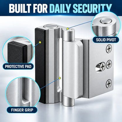 2-Pack Heavy-Duty Door Reinforcement Locks