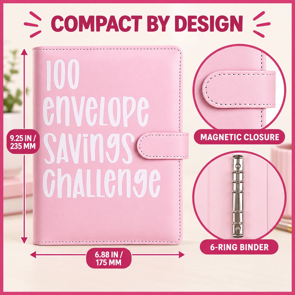 $5,050 Savings Challenge Binder