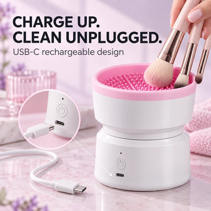 Meritessia Rechargeable Electric Makeup Brush Cleaner