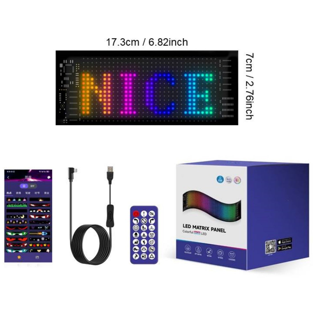 Custom LED Pixel Display | Your Text, Colors & Effects ✨