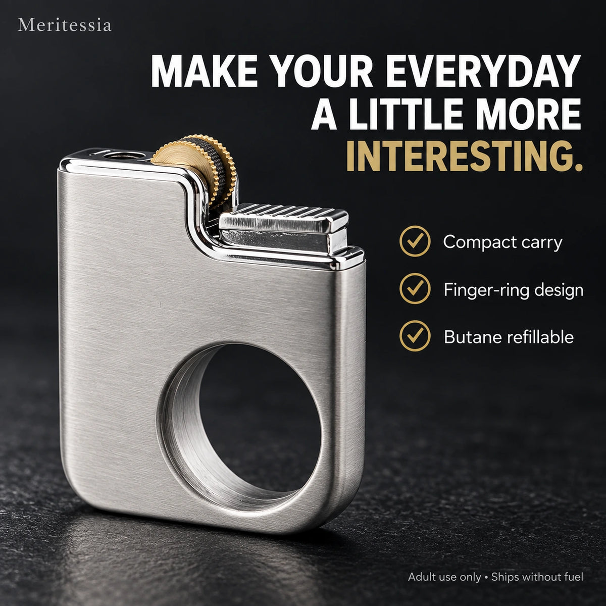 Unique Ring Novelty Keychain Lighters
