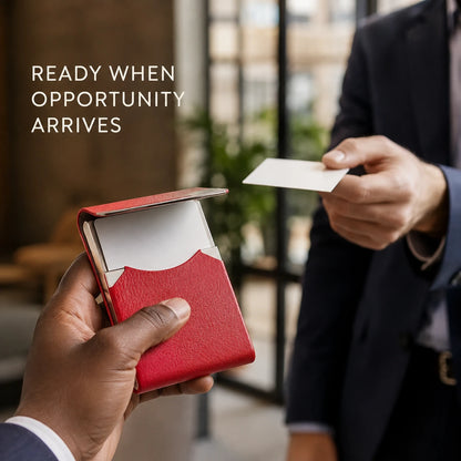 Slim Magnetic Business Card Holder