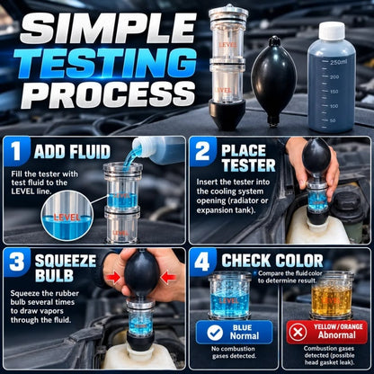 🔧 Combustion Leak Tester | Cooling System Gas Check