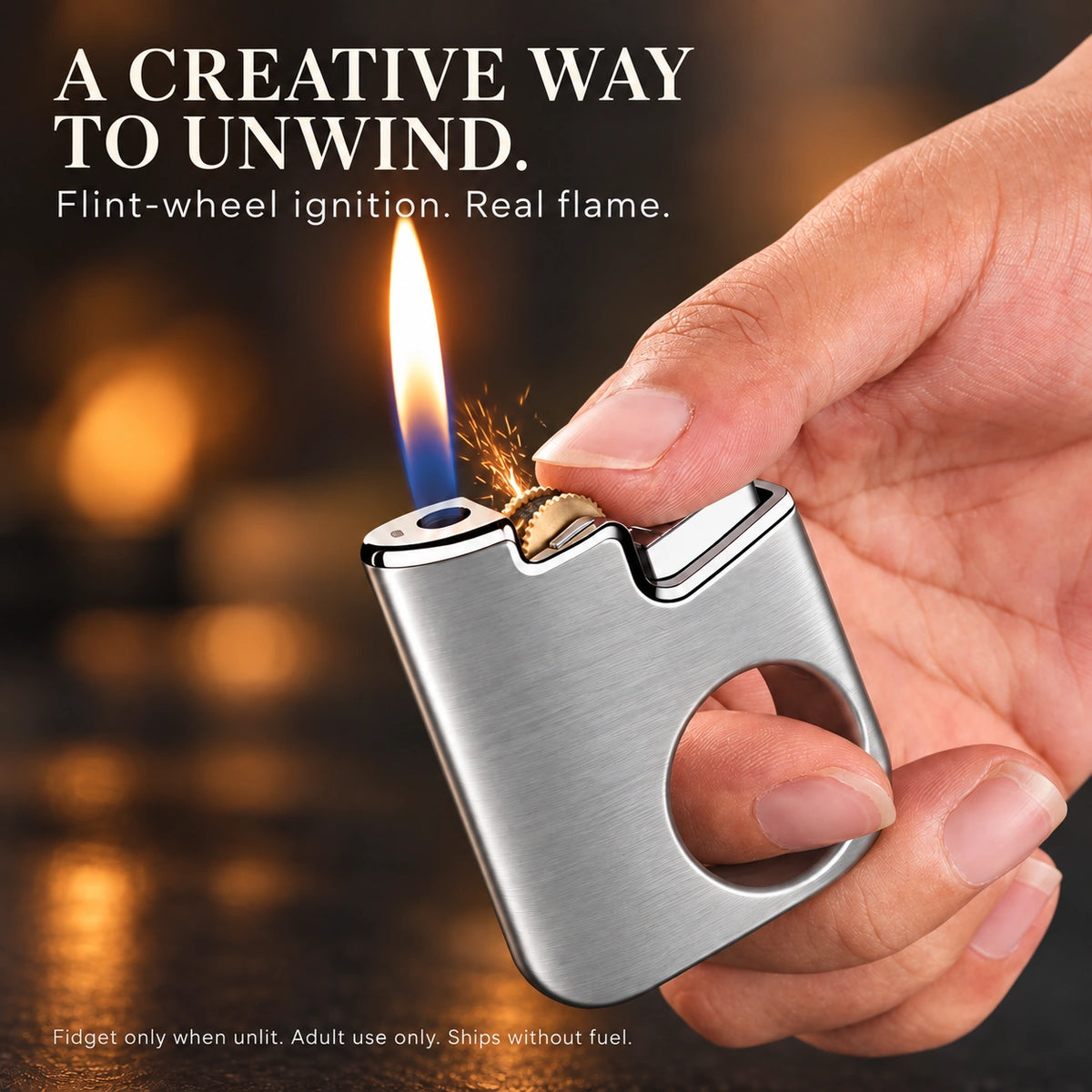 Unique Ring Novelty Keychain Lighters