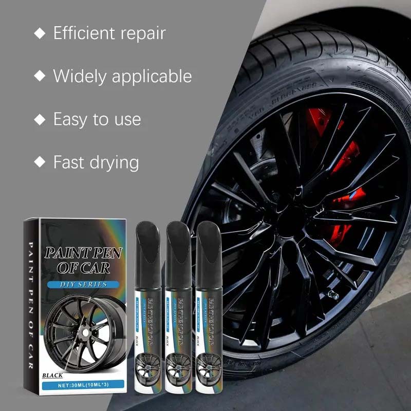 🚀 Professional Wheel Scratch Repair Pen (Instant Curb Rash Eraser)
