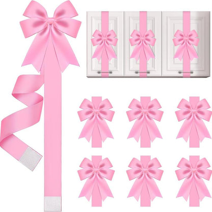🎀 Christmas Bow & Ribbon Decor Set – Festive Door & Home Decorations