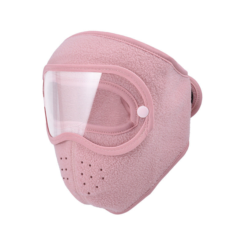 Windproof Fleece Full Face Shield & Anti-Fog Riding Mask