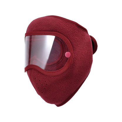 Windproof Fleece Full Face Shield & Anti-Fog Riding Mask