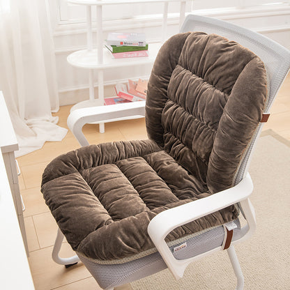 🔥 Plush Heated Chair Cushion – Cozy Seat & Back Warmer