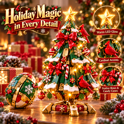 🔥 Egg-to-Christmas Tree Magical Transforming Toy🎄– Cardinal Christmas Tree Holiday Gift 🎁