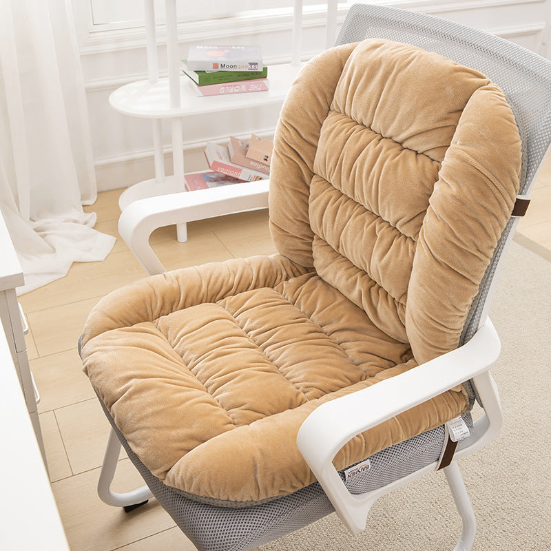 🔥 Plush Heated Chair Cushion – Cozy Seat & Back Warmer