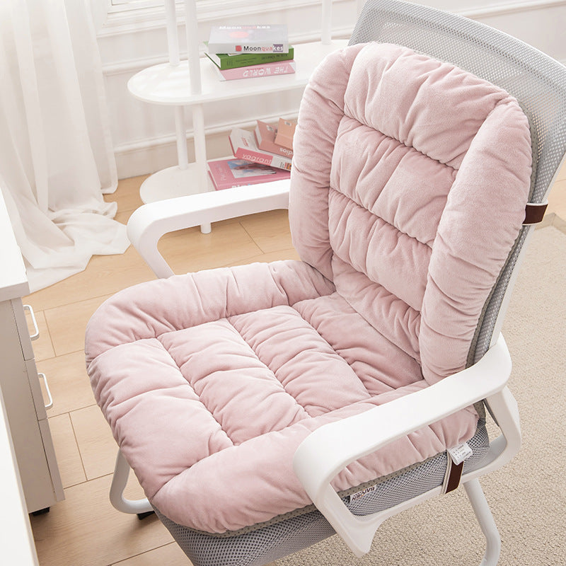 🔥 Plush Heated Chair Cushion – Cozy Seat & Back Warmer