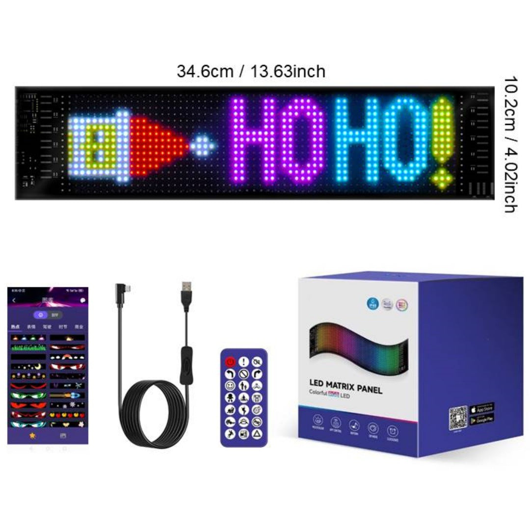 Custom LED Pixel Display | Your Text, Colors & Effects ✨