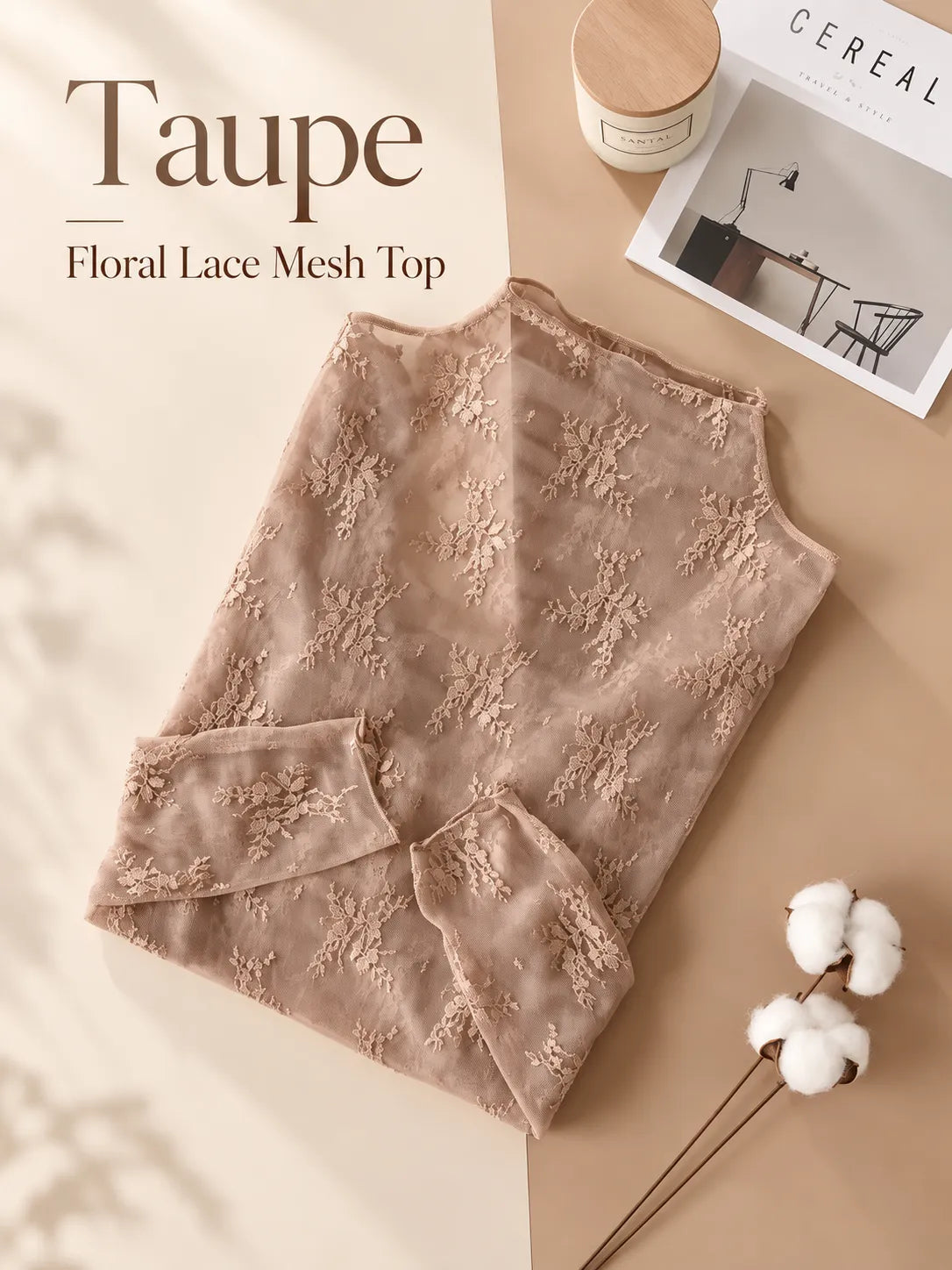🌸 5-Pack Floral Lace Mesh Tops | Elegant Layering Set