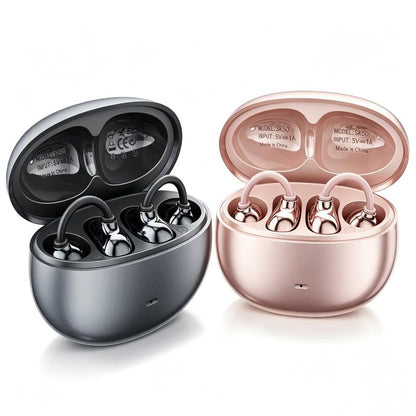 Open-Ear Clip Earbuds 🎧 Comfortable Fit & Bluetooth 6.0 | ZavrlyNia