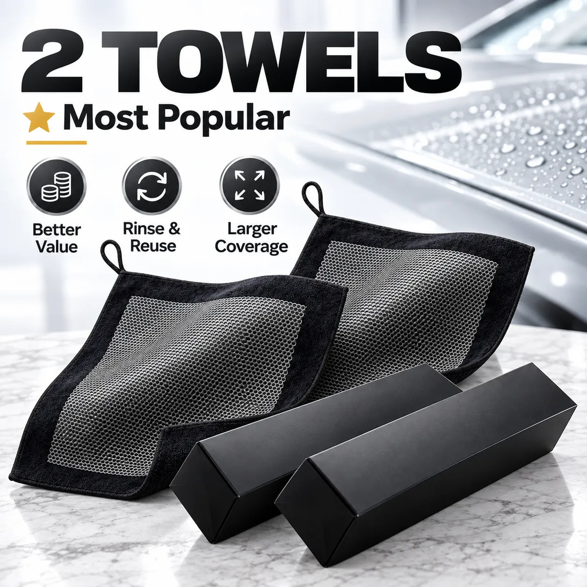 🚗 Synthetic Clay Towel – Deep Clean Car Paint & Remove Contaminants