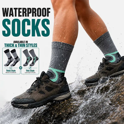 Waterproof Ankle Socks for Men & Women, Lightweight & Thermal Options, 3-Layer Stretch Technology