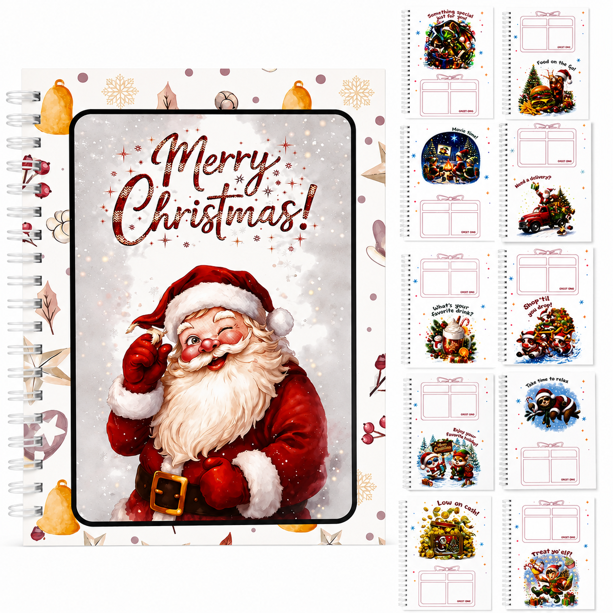 🎅 Personalized Christmas Cash Holder Book – Creative Holiday Scavenger Hunt Gift 🎄